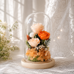 永生花玻璃盅 藏愛